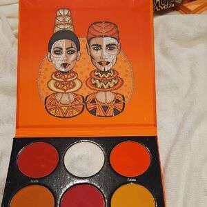 Juvia's Place Bold Eyeshadow Palette - Red, White, Orange